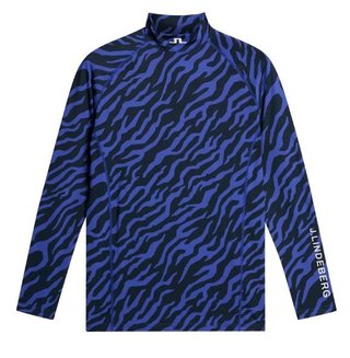 J.Lindeberg Ello Compression Print pánský top, tour tiger clematis