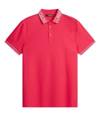J.Lindeberg Austin pánské polo, azalea