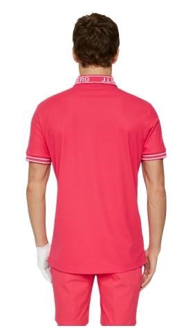 J.Lindeberg Austin pánské polo, azalea