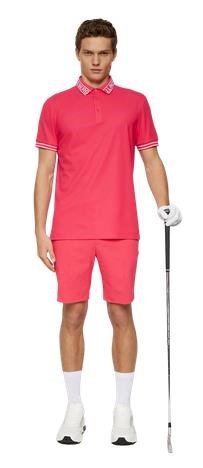 J.Lindeberg Austin pánské polo, azalea