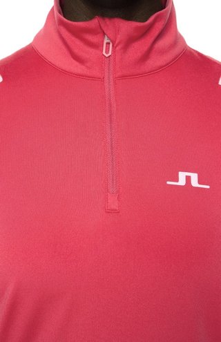 J.Lindeberg Mae Quarter Zip Mid layer dámská mikina, azalea