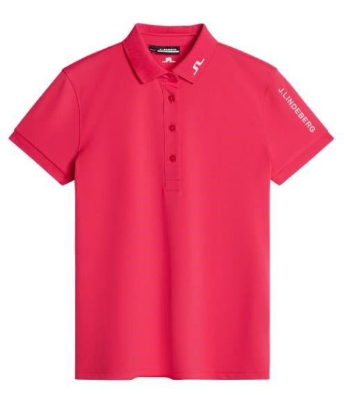 J.Lindeberg Tour Tech dámské polo, růžové
