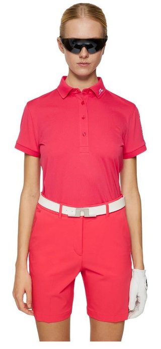 J.Lindeberg Tour Tech dámské polo, růžové