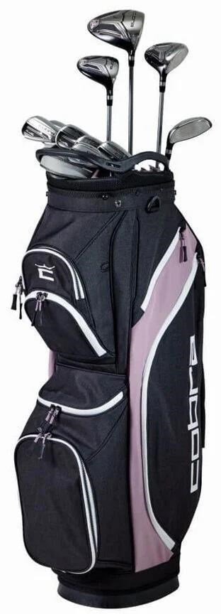 Cobra Fly XL Black Pink dámský golfový set, levý