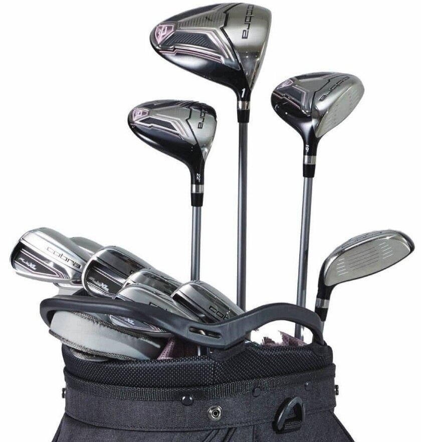 Cobra Fly XL Black Pink dámský golfový set