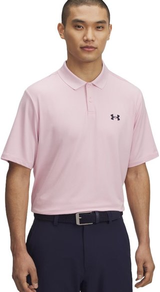 Under Armour Performance 3.0 pánské polo, prime pink