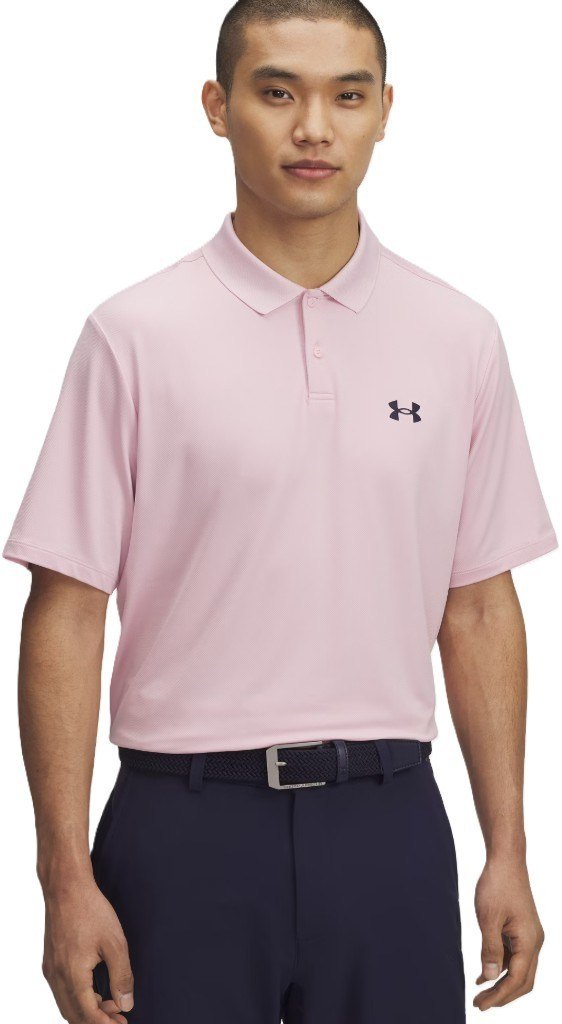 Under Armour Performance 3.0 pánské polo, prime pink