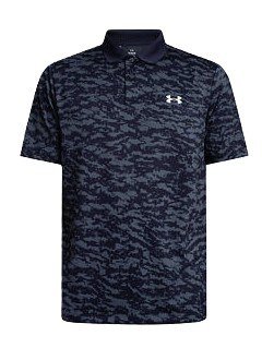 Under Armour Matchplay Printed pánské polo, midnight navy