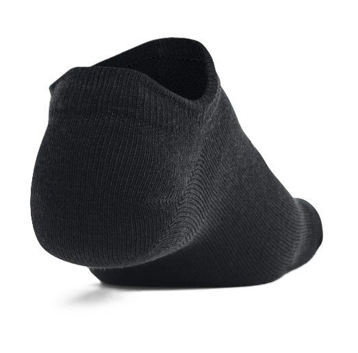 Under Armour Essential No Show unisex ponožky, 6párů, černé