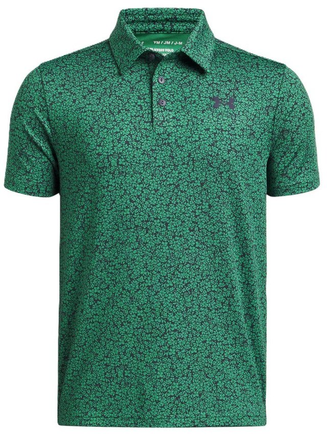 Under Armour Playoff Printed dětské polo, zelené