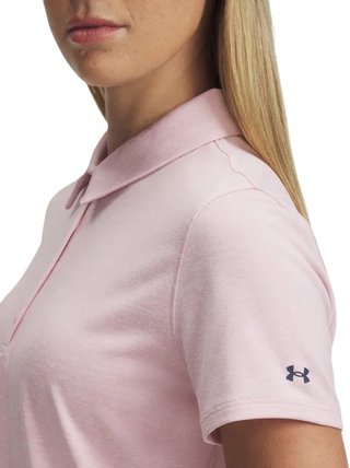 Under Armour Playoff SS dámské polo, růžové