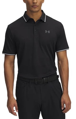 Under Armour Playoff 3.0 Rib pánské polo, černé