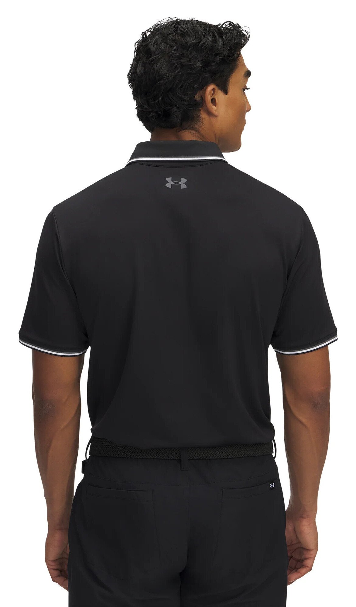 Under Armour Playoff 3.0 Rib pánské polo, černé