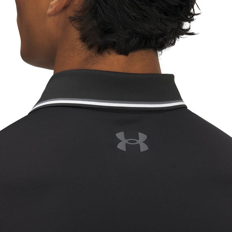 Under Armour Playoff 3.0 Rib pánské polo, černé