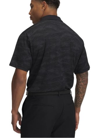 Under Armour Drive Chill Printed pánské polo, černé