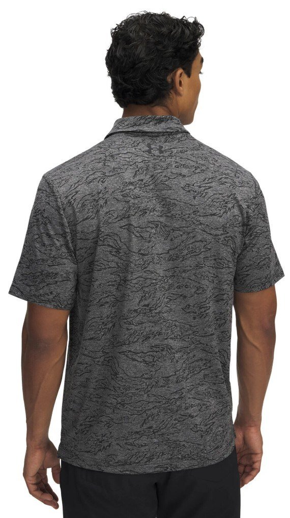 Under Armour Drive Jacquard pánské polo, černé