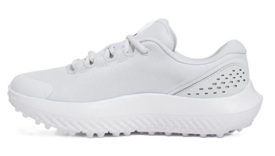 Under Armour Surge Golf dámské golfové boty, distant gray/white/metallic silver