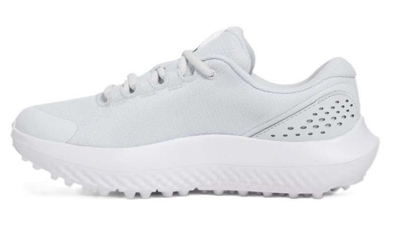 Under Armour Surge Golf dámské golfové boty, distant gray/white/metallic silver