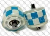 Heelys FATS Checks Wheel Kit, ABEC5, white/blue, M