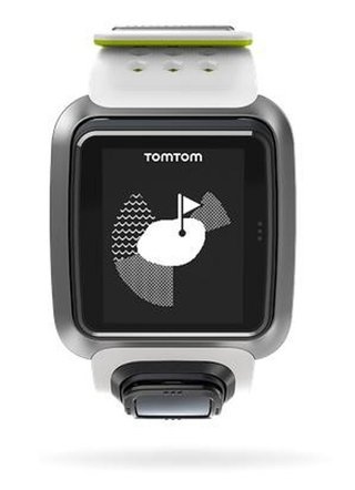 TomTom Golfer GPS golfové hodinky, bílo/zelené