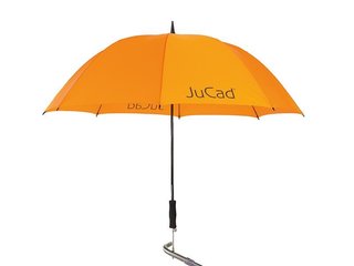 JuCad teleskopický golfový deštník 68" s pinem, oranžový