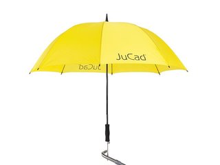 JuCad teleskopický golfový deštník 68" s pinem, žlutý