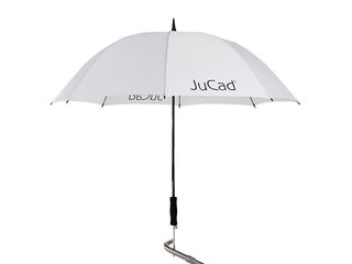 JuCad teleskopický golfový deštník 68" s pinem, bílý