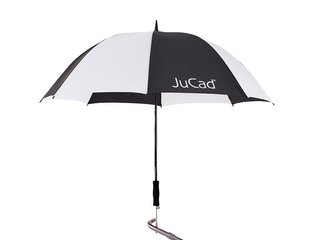 JuCad teleskopický golfový deštník 68" s pinem, černo/bílý