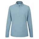 Ping Lyla half zip ribbed dámská fleecová mikina, modrá