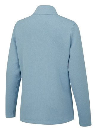 Ping Lyla half zip ribbed dámská fleecová mikina, modrá