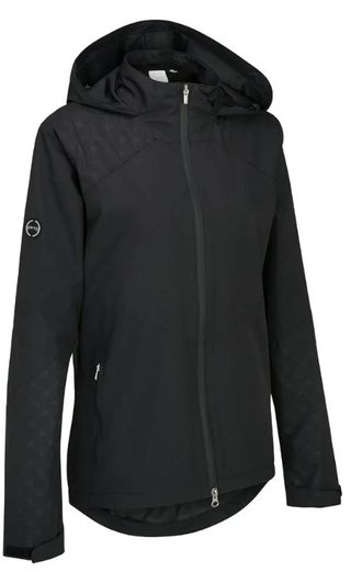 Ping Milli Hooded nepromokavá dámska bunda, černá