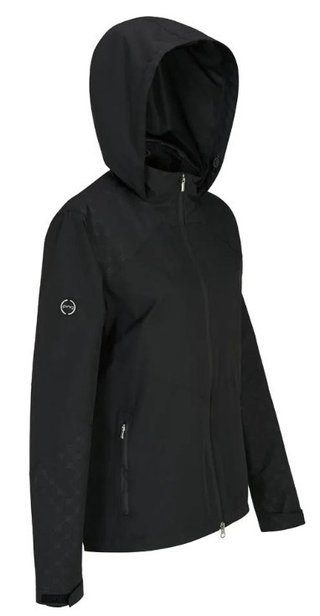 Ping Milli Hooded nepromokavá dámska bunda, černá