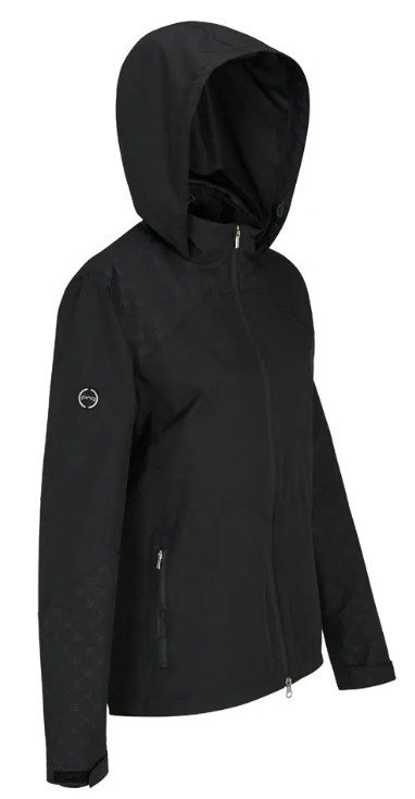 Ping Milli Hooded nepromokavá dámska bunda, černá