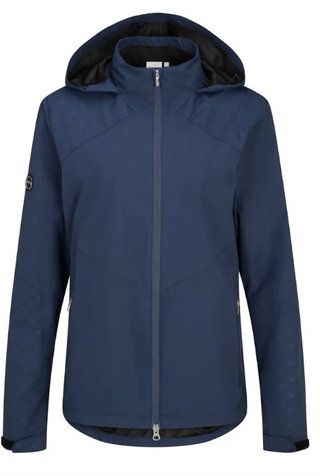 Ping Milli Hooded nepromokavá dámska bunda, tmavě modrá