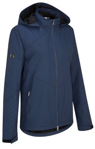 Ping Milli Hooded nepromokavá dámska bunda, tmavě modrá