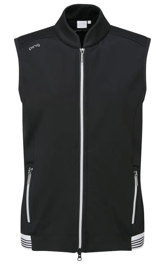 PING Dot Fleece dámská vesta, černá