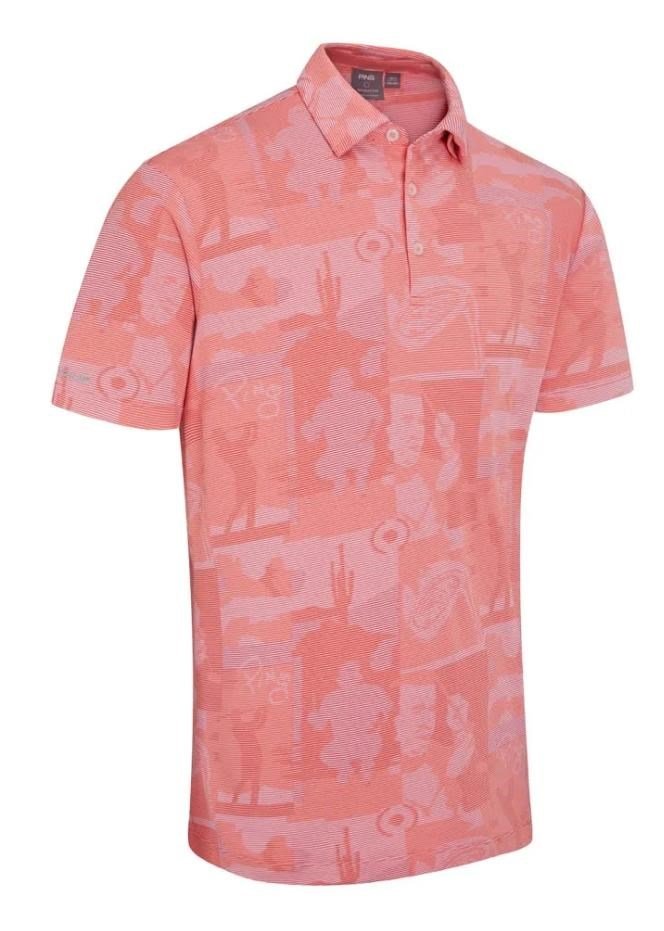 PING Legacy pánské polo, multi dubarry