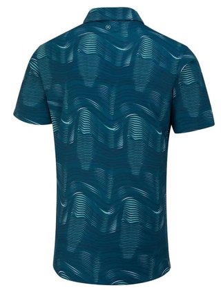 Ping Optic Groove pánské polo, forest multi