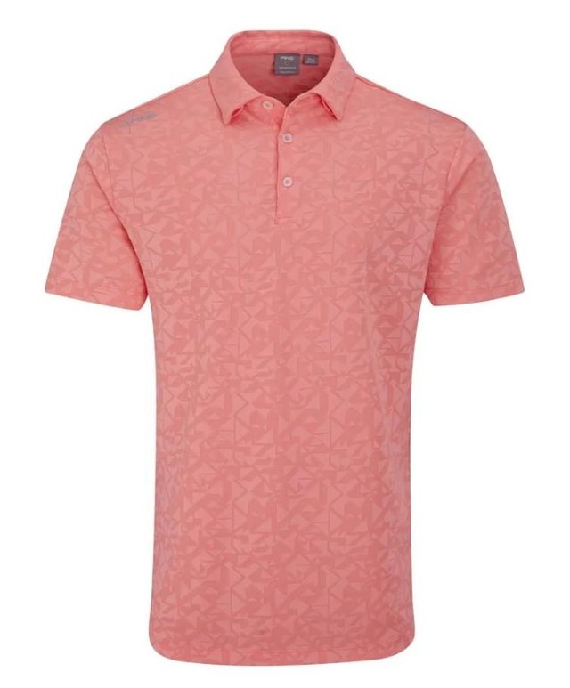 PING Geo Camo pánské polo, desert flower