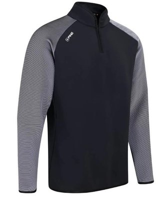 Ping Strio Performance Midlayer pánská mikina, černo/bílá