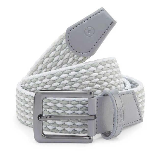 Ping Stretch Webbing pánský opasek, šedo/bílý