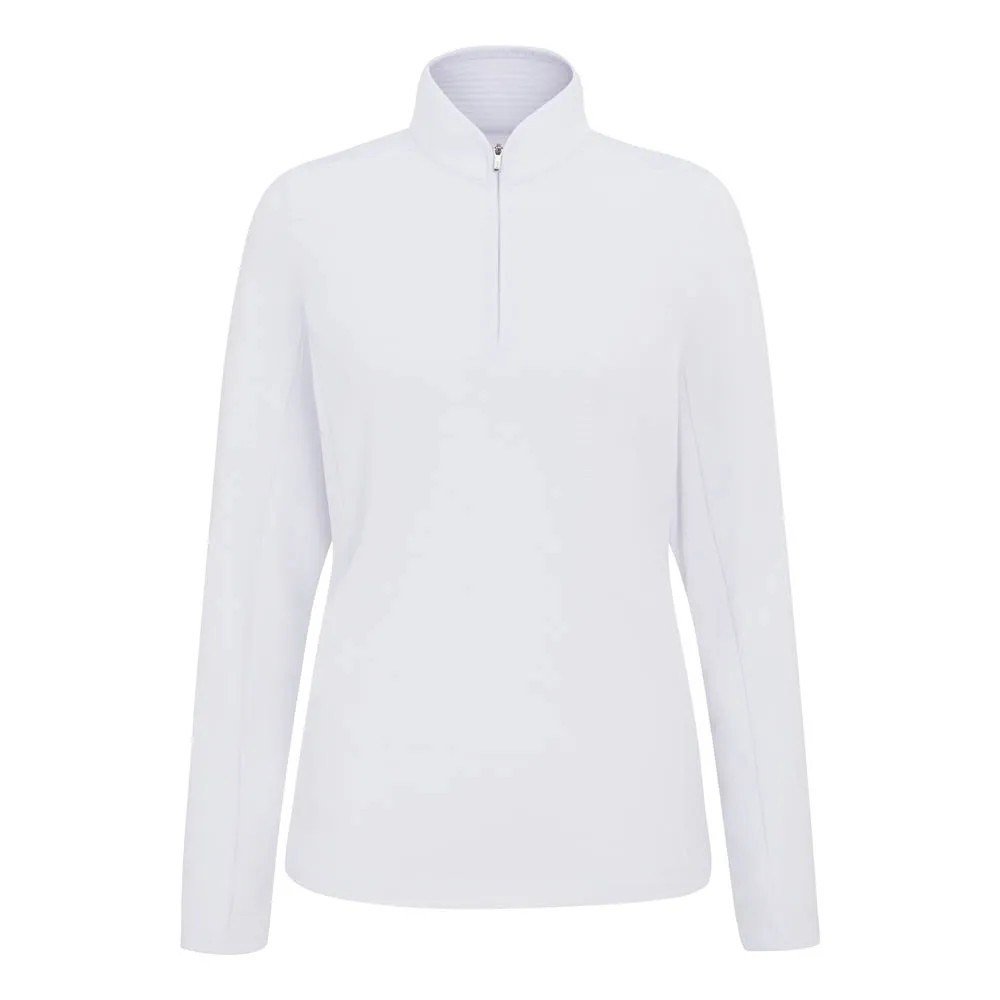 Ping Abigale Performance Fleece dámská mikina, bílá