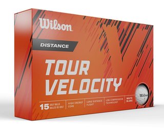 Wilson Tour Velocity Distance golfové míčky, 15ks