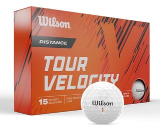 Wilson Tour Velocity Distance golfové míčky, 15ks
