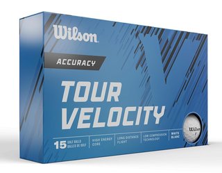 Wilson Tour Velocity Accuracy golfové míčky, 15ks