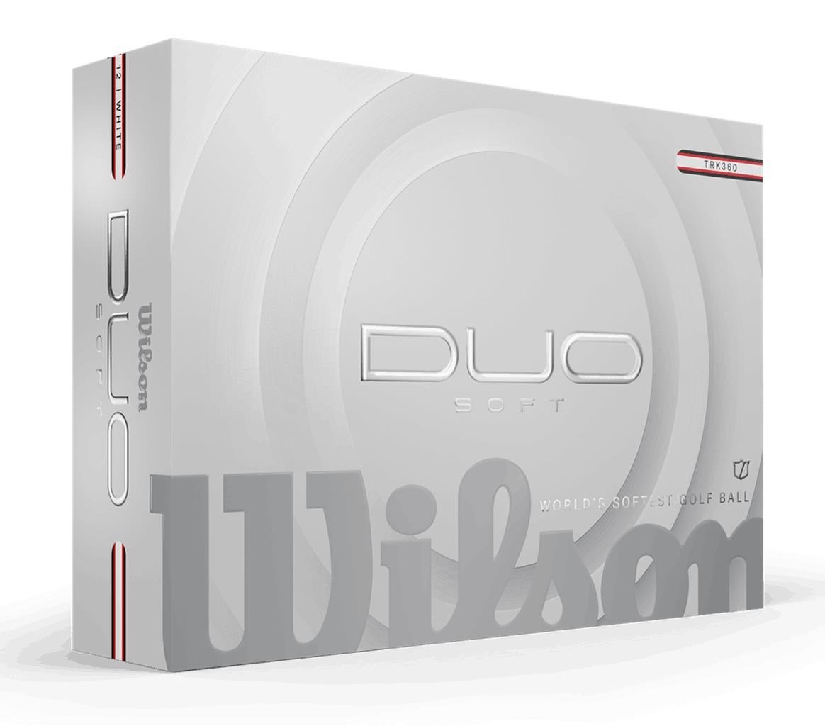 Wilson Duo Soft TRK360 golfové míčky, bílo/červené