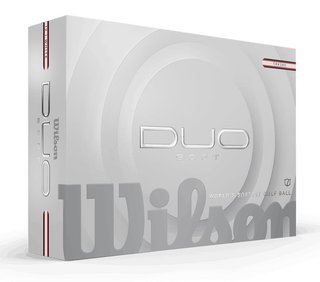 Wilson Duo Soft TRK360 golfové míčky, bílo/červené