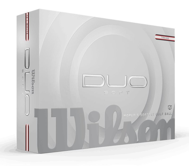 Wilson Duo Soft TRK360 golfové míčky, bílo/červené
