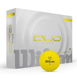 Wilson Duo Soft golfové míčky, žluté