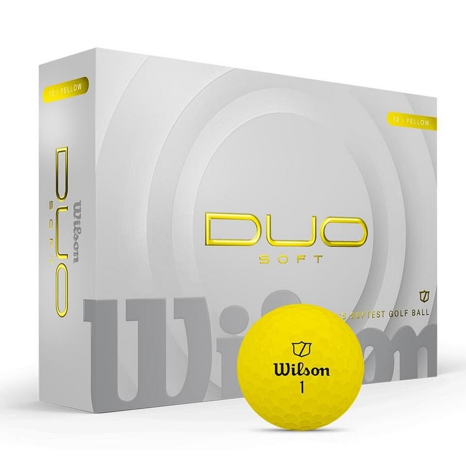 Wilson Duo Soft golfové míčky, žluté